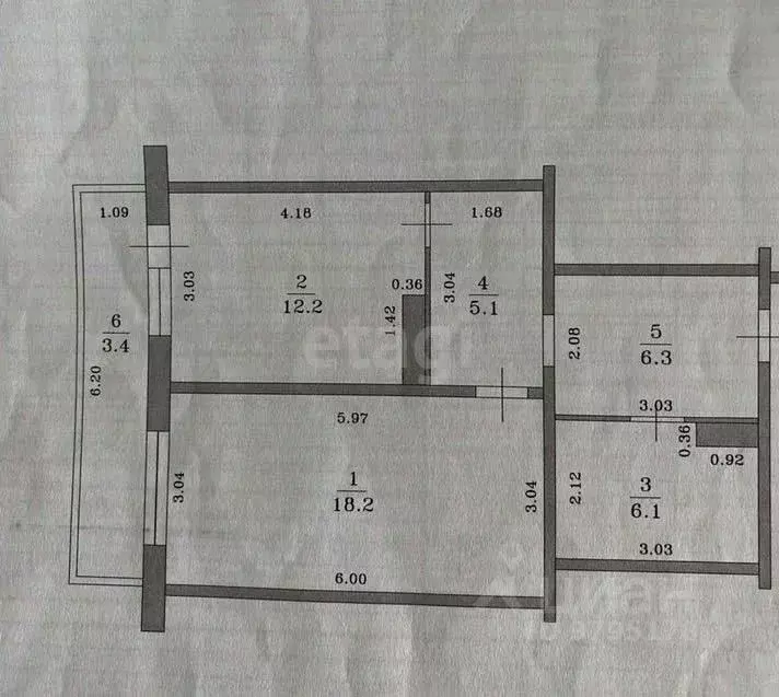 1-к кв. Татарстан, Казань Горки-3 мкр, ул. Дубравная, 29 (47.9 м) - Фото 1