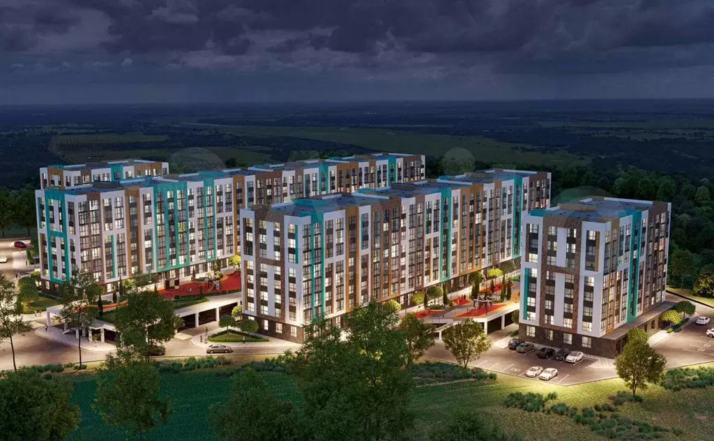 1-к. квартира, 34,7 м, 9/9 эт. - Фото 0