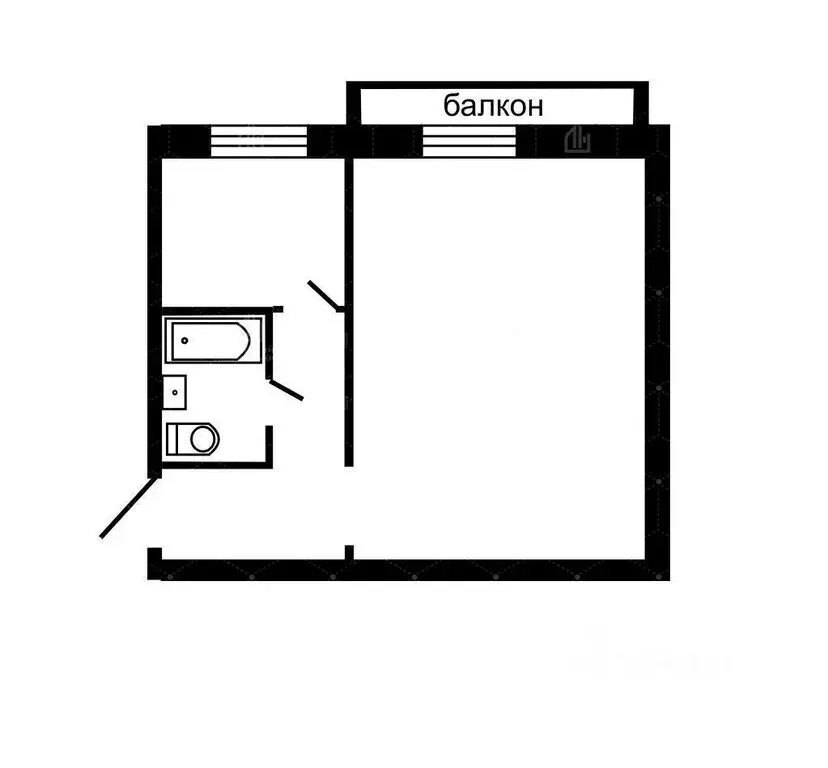 1-комнатная квартира: Тольятти, Молодёжный бульвар, 22 (30 м) - Фото 1