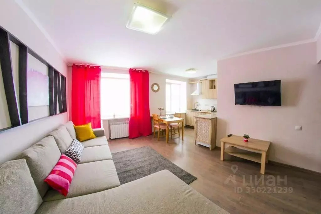 1-к кв. Омская область, Омск ул. Пушкина, 99 (30.0 м) - Фото 2