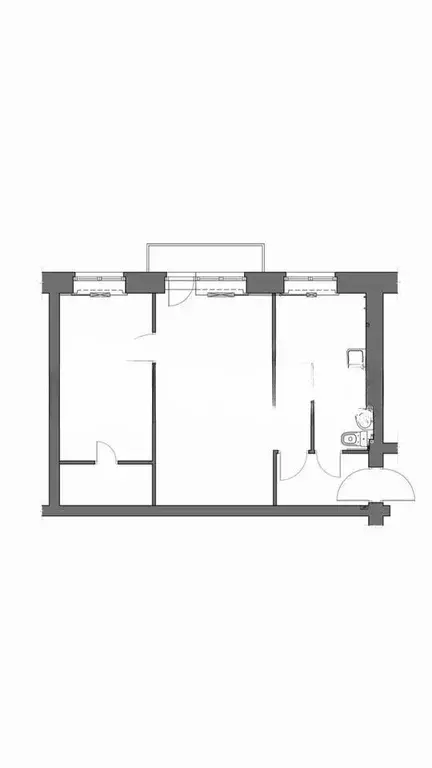 2-к кв. Санкт-Петербург Тихорецкий просп., 9К3 (45.0 м) - Фото 1