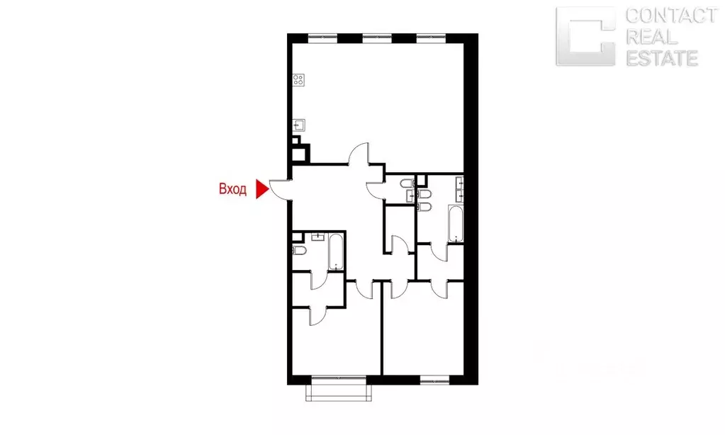 3-к кв. Москва ул. Большая Полянка, 44 (134.9 м) - Фото 2