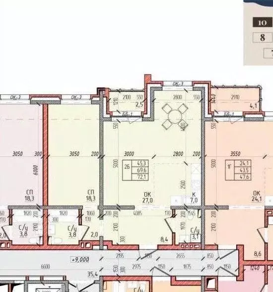 2-к кв. Иркутская область, Иркутск ул. Шмидта, 2 (69.1 м) - Фото 2