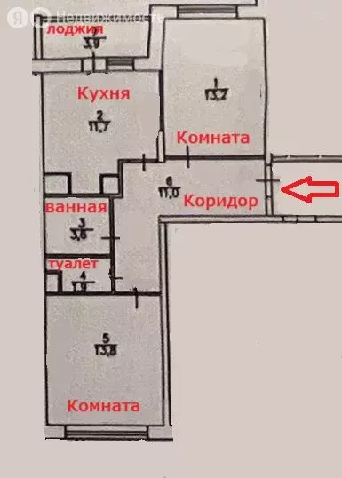 2-комнатная квартира: Тверь, Псковская улица, 12к2 (59.1 м) - Фото 0