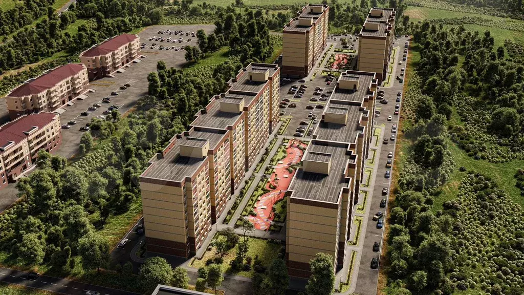 Квартира-студия, 73,2 м, 3/9 эт. - Фото 1