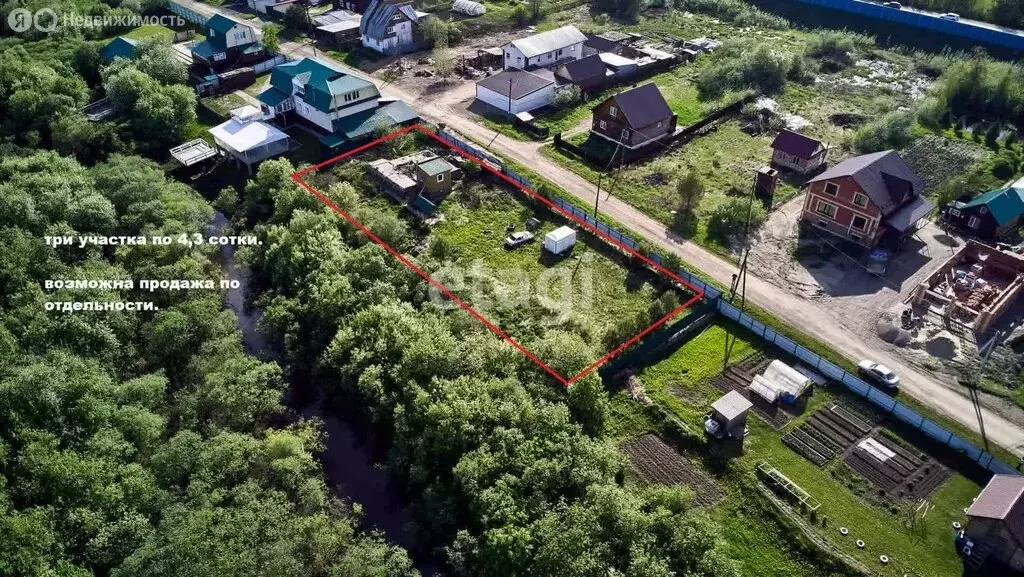 Участок в деревня Чёрная Речка, Городская улица (15 м) - Фото 0