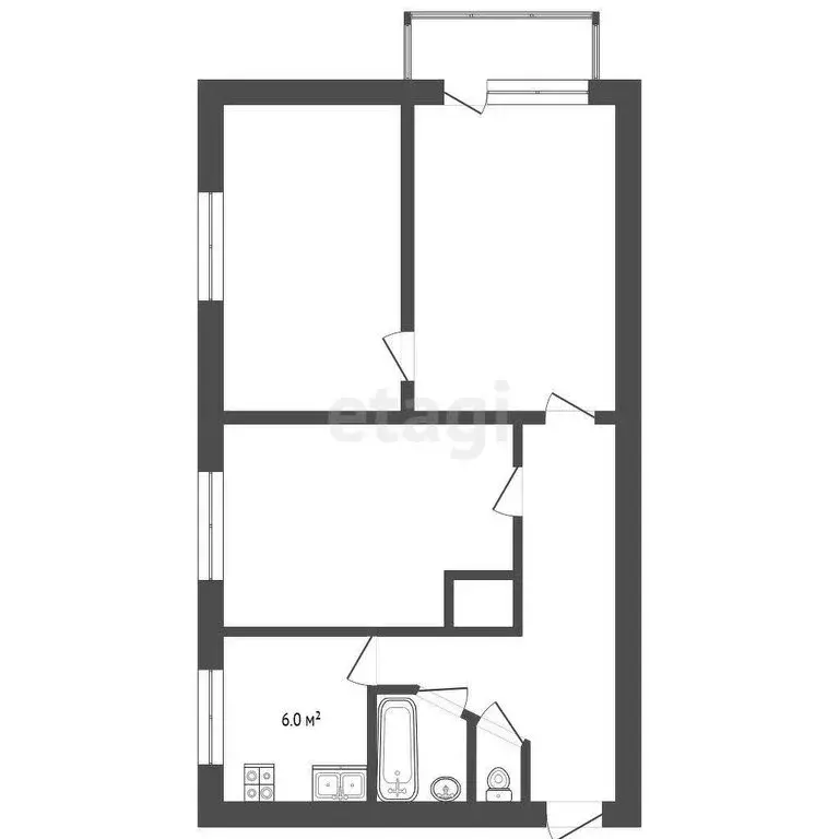 3-комнатная квартира: Муром, улица Мечникова, 34 (51.4 м) - Фото 1