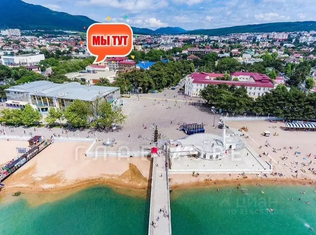 1-к кв. Краснодарский край, Геленджик ул. Островского, 4 (18.0 м) - Фото 0
