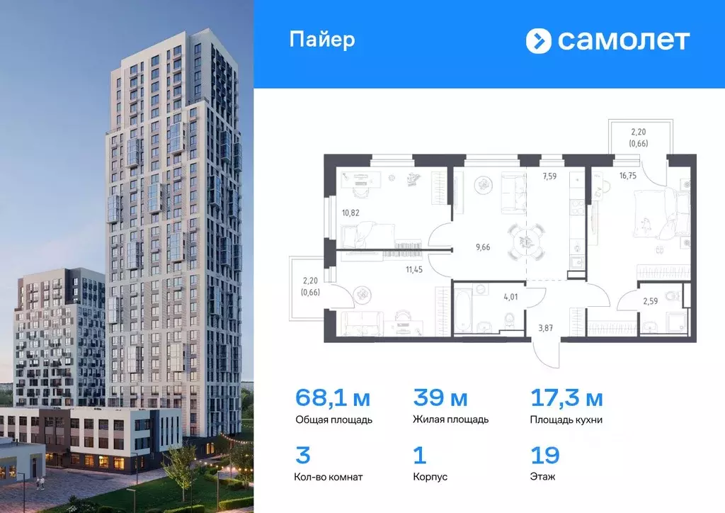 3-к кв. Свердловская область, Екатеринбург Горнозаводский жилрайон,  ... - Фото 0