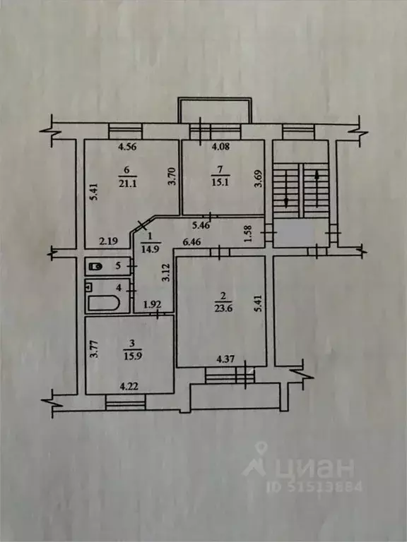 3-к кв. Амурская область, Благовещенск Амурская ул., 229 (100.3 м) - Фото 2
