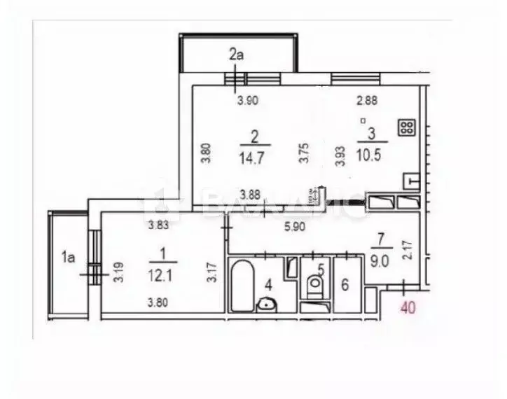 2-к кв. Москва Щелковское ш., 74 (56.0 м) - Фото 2