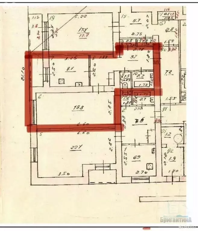 1-комнатная квартира: Самара, проспект Ленина, 3 (45 м) - Фото 1