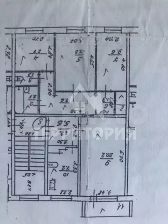 4-к. квартира, 79,5 м, 4/5 эт. - Фото 0