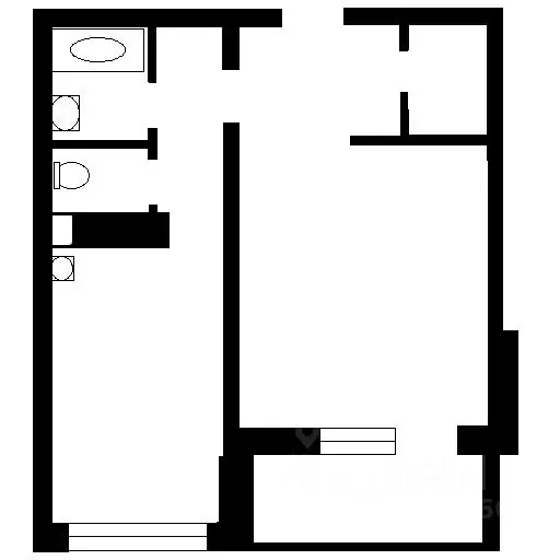 1-к кв. Самарская область, Тольятти Южное ш., 83 (48.0 м) - Фото 1