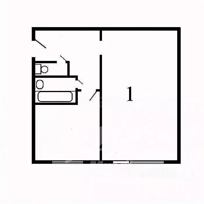 1-к кв. Москва ул. Плеханова, 28К3 (30.1 м) - Фото 2