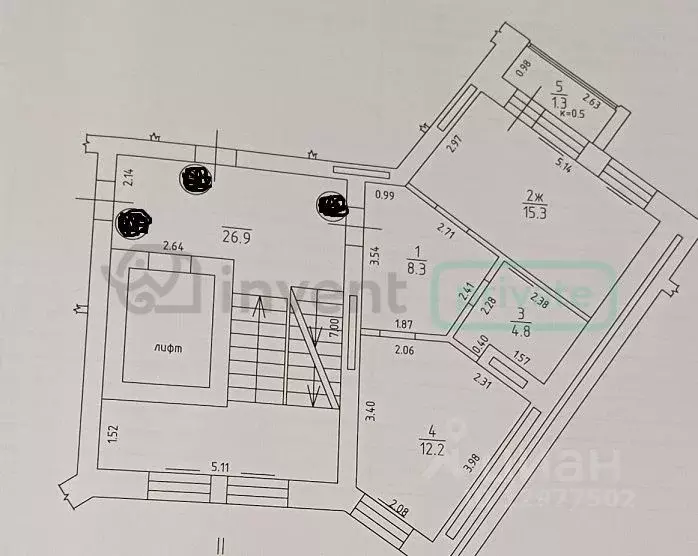 1-к кв. Калининградская область, Светлогорск Фруктовая ул., 4 (42.0 м) - Фото 2