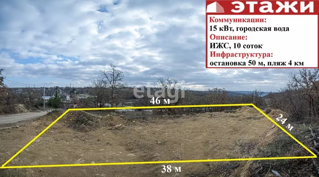 Участок в Севастополь ул. Богданова (10.0 сот.) - Фото 0
