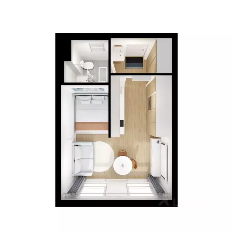 Студия Ленинградская область, Всеволожский район, д. Новое Девяткино ... - Фото 2