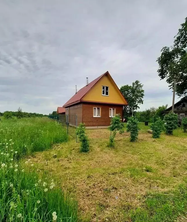 Дом в Псковская область, Гдов городское поселение, д. Лядцы  (49 м) - Фото 1