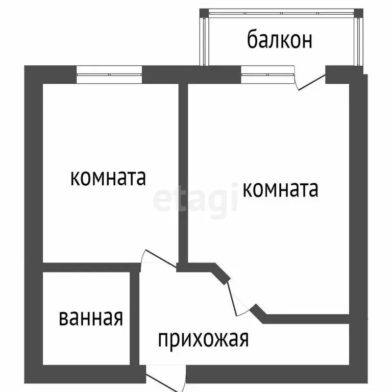 1-комнатная квартира: Ульяновск, бульвар Архитекторов, 9к2 (34.7 м) - Фото 1