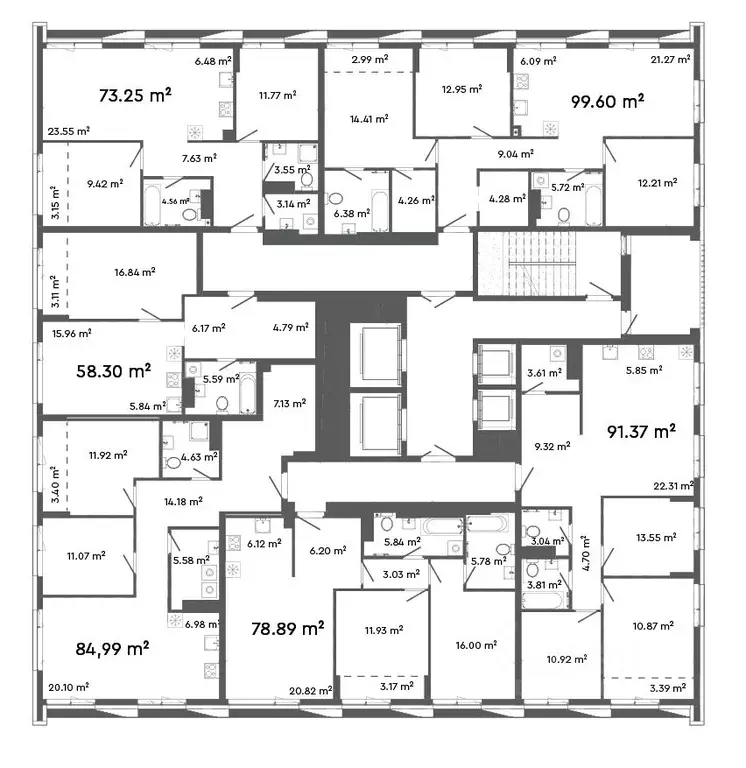 3-к кв. Челябинская область, Челябинск ул. Худякова, 18 (84.99 м) - Фото 1