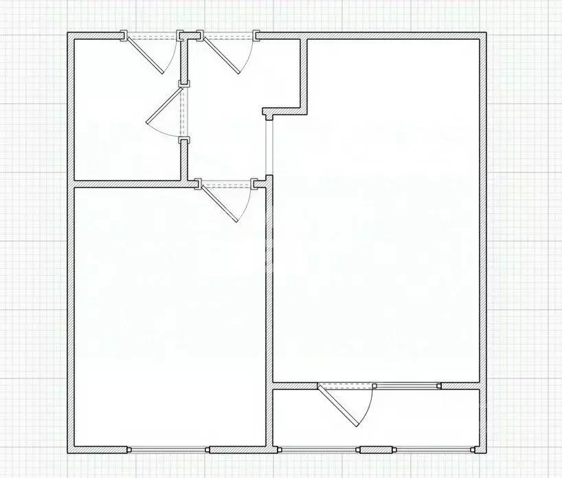 2-к кв. Тульская область, Тула ул. Купцов Гречихиных, 12 (33.0 м) - Фото 2