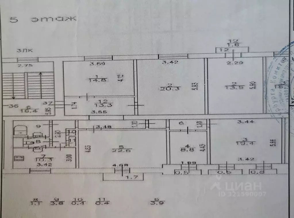 Комната Санкт-Петербург просп. Стачек, 32 (9.0 м) - Фото 1
