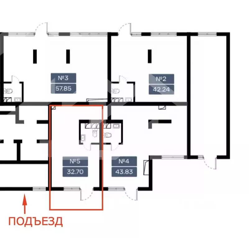 Помещение свободного назначения в Москва Новосходненское ш., 24 (33 м) - Фото 2