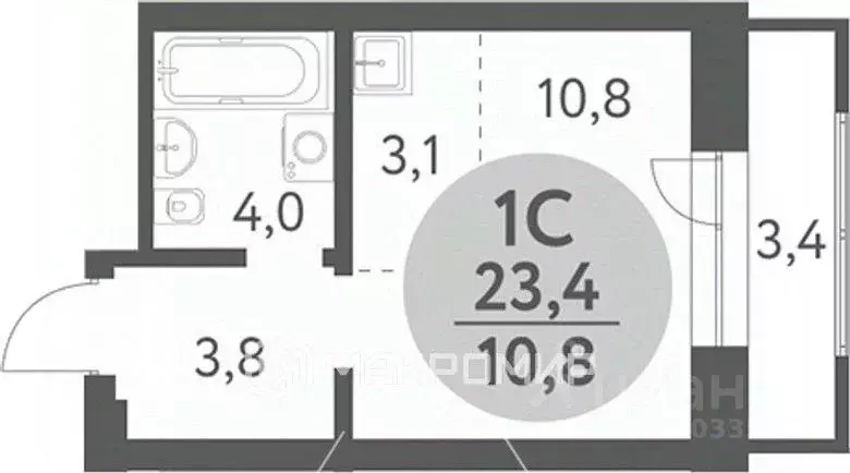 Студия Новосибирская область, Новосибирск 1-я Родниковая ул., 60/1 ... - Фото 2