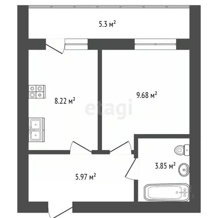 1-к кв. Марий Эл, Йошкар-Ола городской округ, с. Семеновка ул. ... - Фото 1