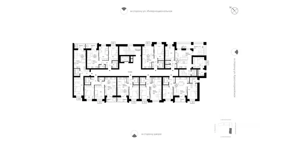 2-к кв. Коми, Сыктывкар Интернациональная ул., 200 (63.3 м) - Фото 1