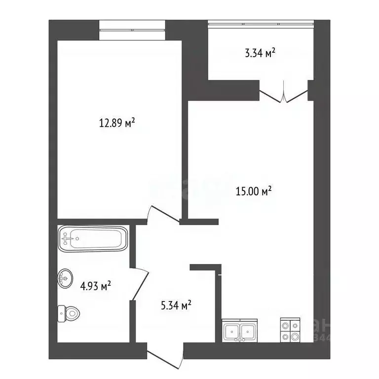 1-к кв. Тюменская область, Тюмень Широтная ул., 209к1 (40.0 м) - Фото 2