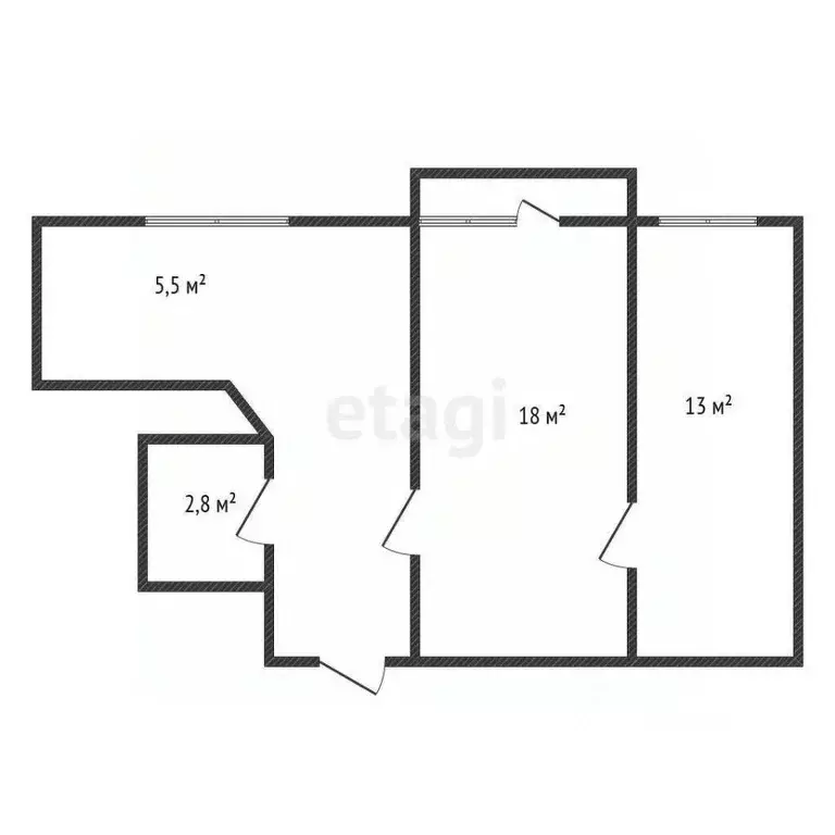 2-к кв. Дагестан, Махачкала ул. Чайковского, 2А (41.5 м) - Фото 1