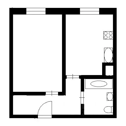 1-к кв. Санкт-Петербург Гжатская ул., 22к1 (37.5 м) - Фото 2