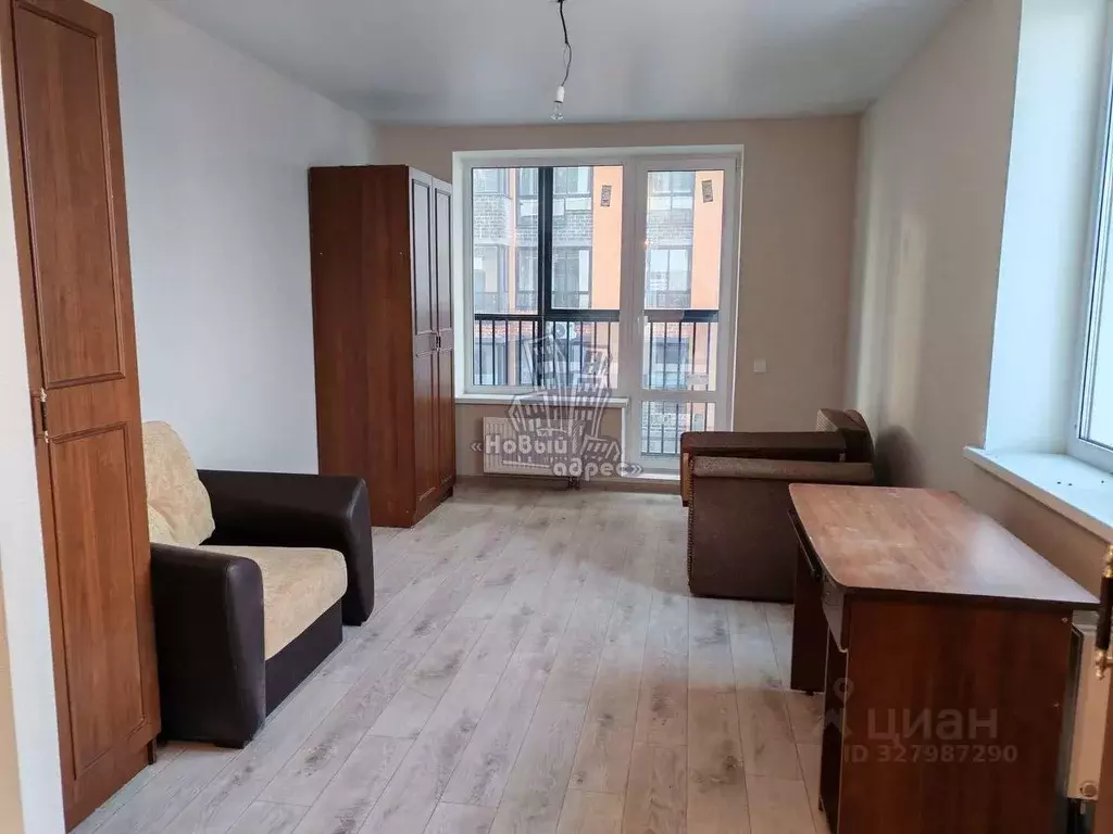 Студия Воронежская область, Воронеж Шилово мкр, ул. Теплоэнергетиков, ... - Фото 1