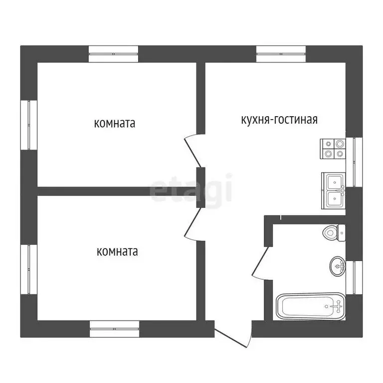 Дом в Заводоуковск, СОТ Колос (80 м) - Фото 2