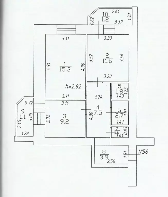 2-к кв. Татарстан, Казань ул. Гарифа Ахунова, 18 (53.2 м) - Фото 2