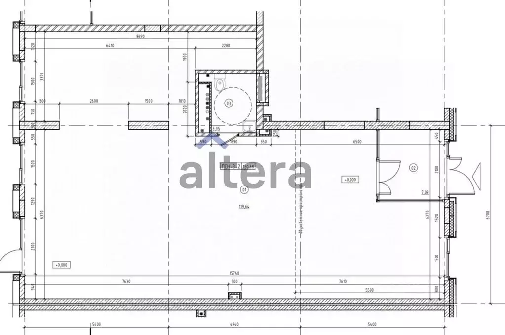 Помещение свободного назначения в Татарстан, Казань Квартал Сюита ... - Фото 2
