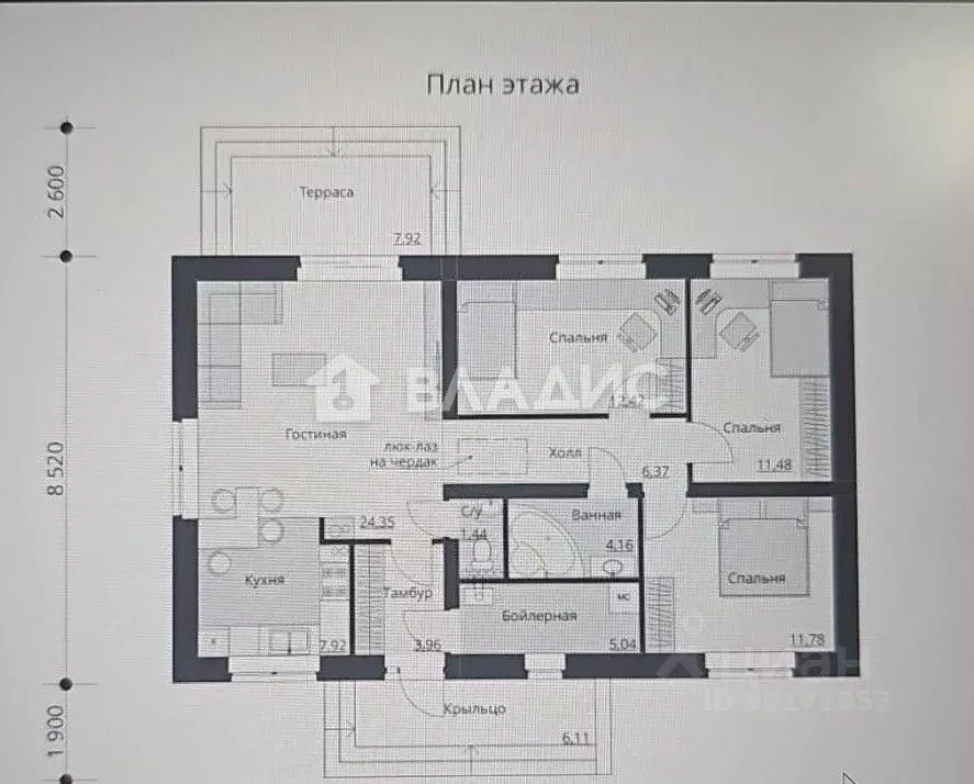 Дом в Башкортостан, Стерлитамакский район, Отрадовский сельсовет, ... - Фото 2