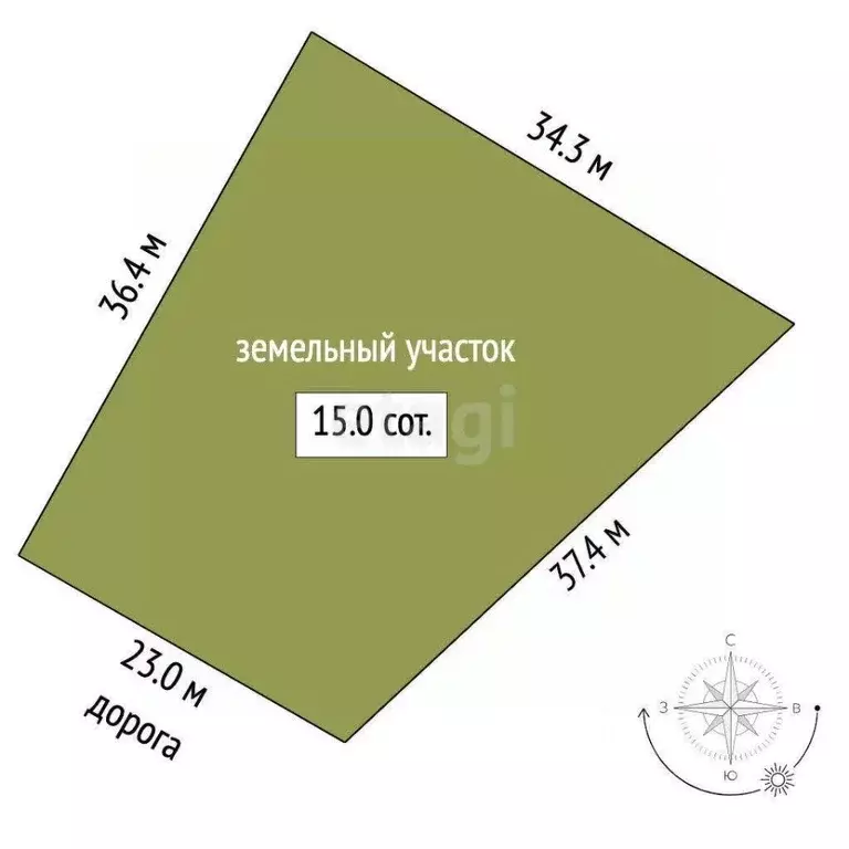 Участок в Свердловская область, Белоярский муниципальный округ, Колос ... - Фото 2