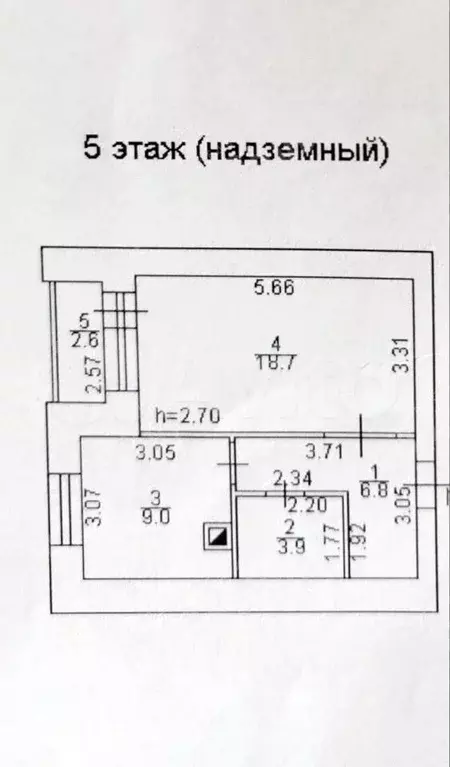 1-к. квартира, 40 м, 5/9 эт. - Фото 0
