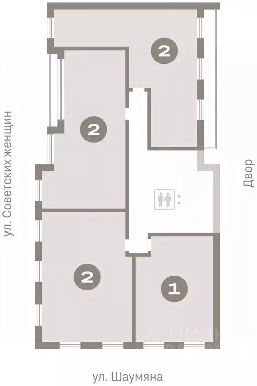 2-к кв. Свердловская область, Екатеринбург Юго-Западный жилрайон, ... - Фото 2