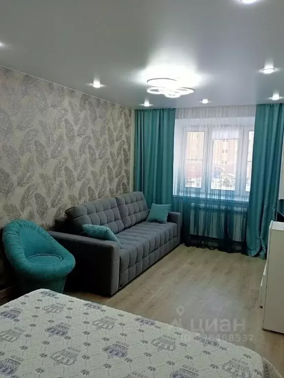 1-к кв. Чувашия, Чебоксары Новый Город мкр, ул. Новогородская (40.0 м) - Фото 2