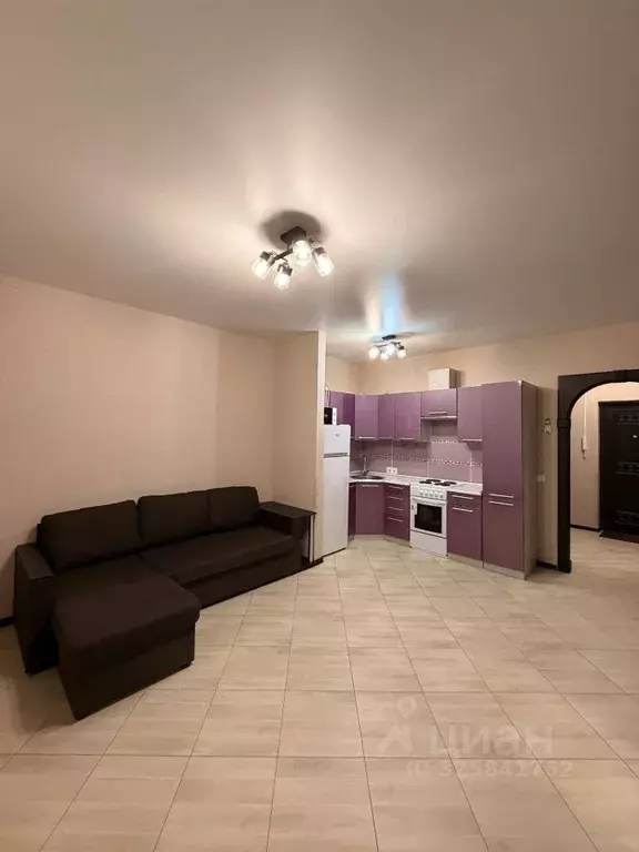 Студия Краснодарский край, Краснодар ул. Домбайская (30.0 м) - Фото 1