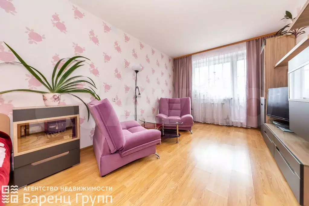 1-к. квартира, 34,4 м, 5/5 эт. - Фото 1