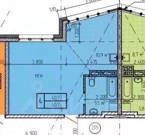 1-к кв. Приморский край, Находка Северный 18 жилой комплекс (40.7 м) - Фото 1