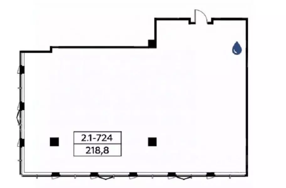 Офис в Москва № 35 кв-л, 10 (219 м) - Фото 1