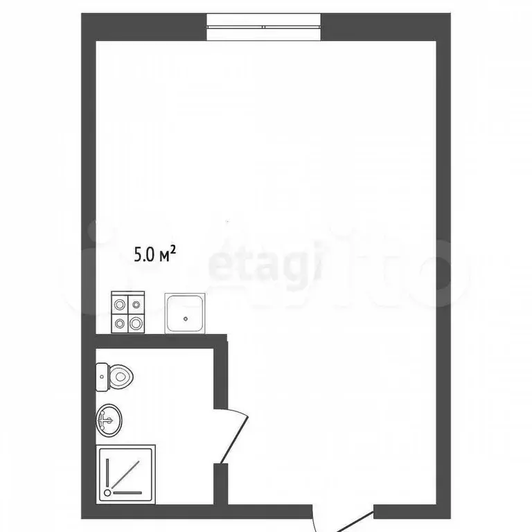 Квартира-студия, 27,4 м, 8/10 эт. - Фото 0