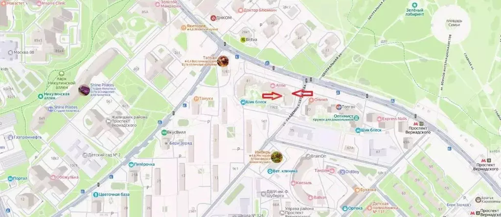 Помещение свободного назначения в Москва ул. Удальцова, 79 (155 м) - Фото 1