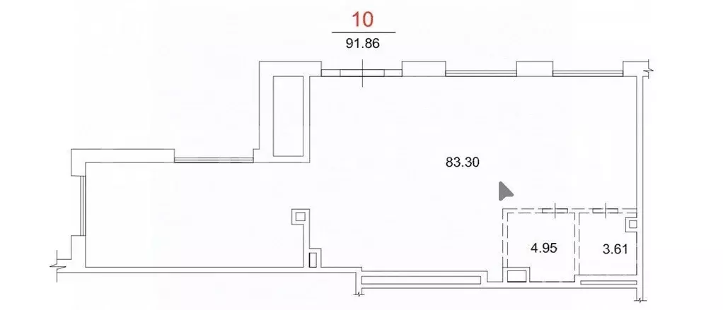 Помещение свободного назначения в Москва ул. Виктора Маслова, 2 (91 м) - Фото 2